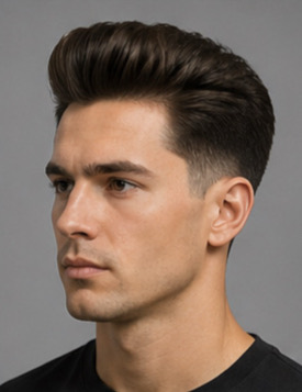 High Volume Pompadour Haircut